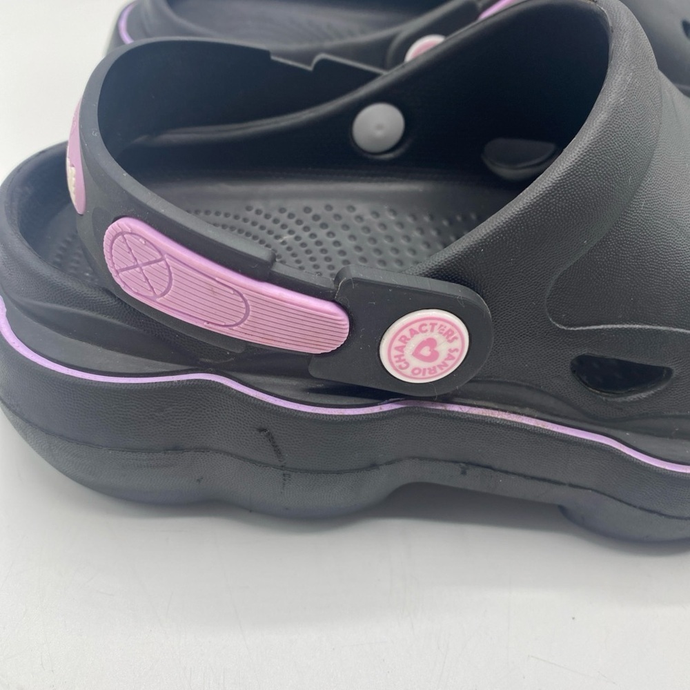 Sanrio Kuromi Slides Black Charms Women’s Size 5.5 - 6 Slipper Sanrio Characters - Picture 2 of 6